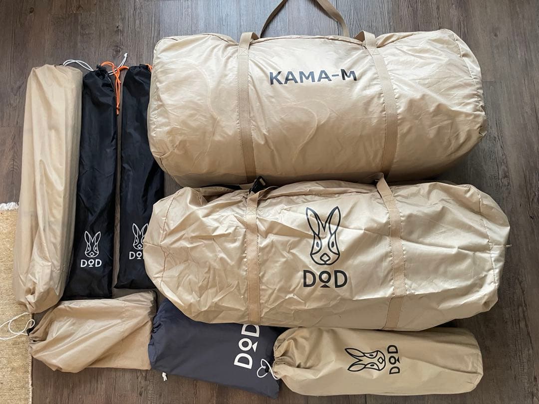 DOD カマボコテント3M タン（型番:T5-689-TN）