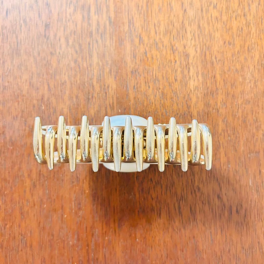 acca ヘアクリップ パールホワイト