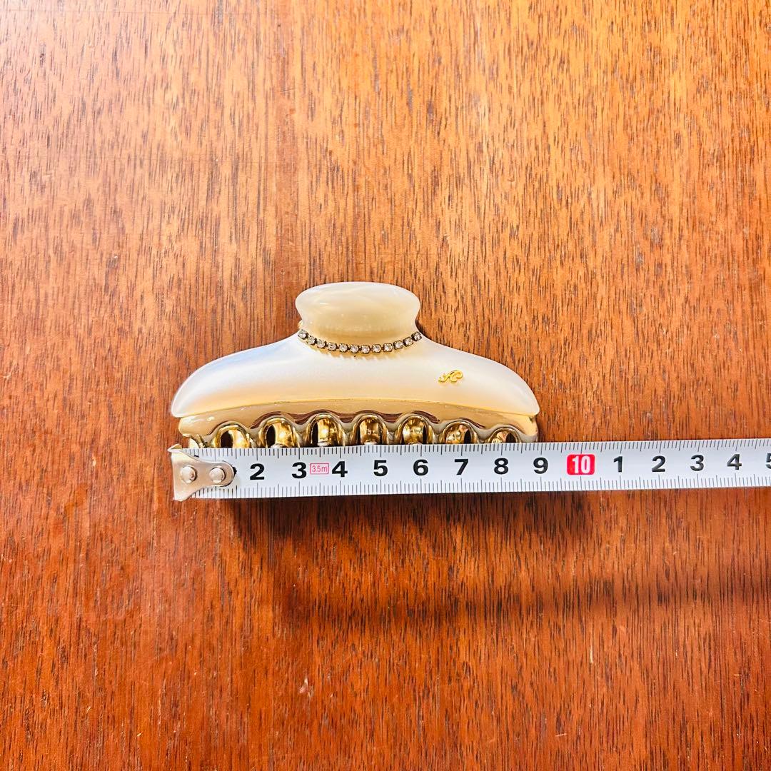 acca ヘアクリップ パールホワイト