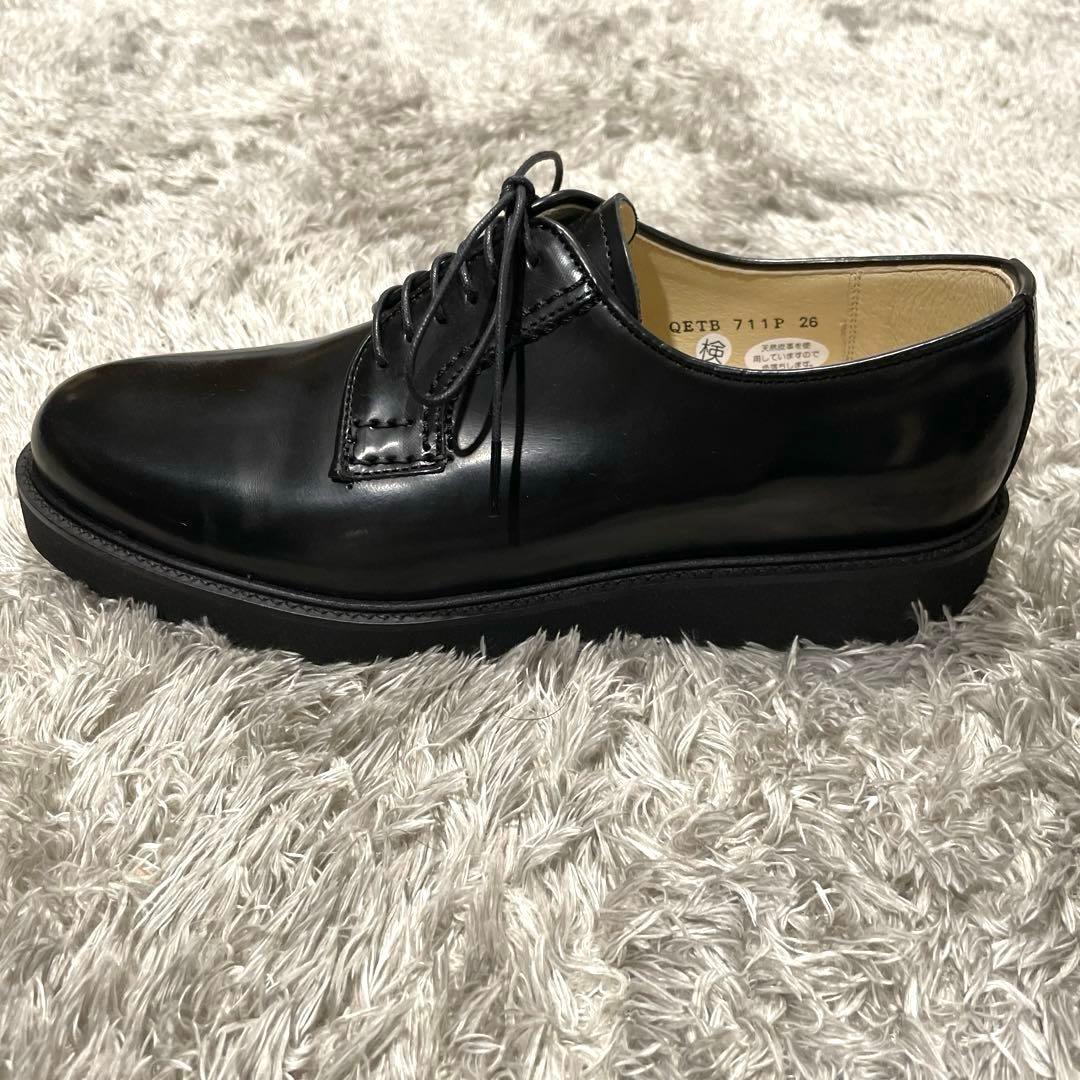 ハルタ ポストマンシューズ 711P 黒 26cm