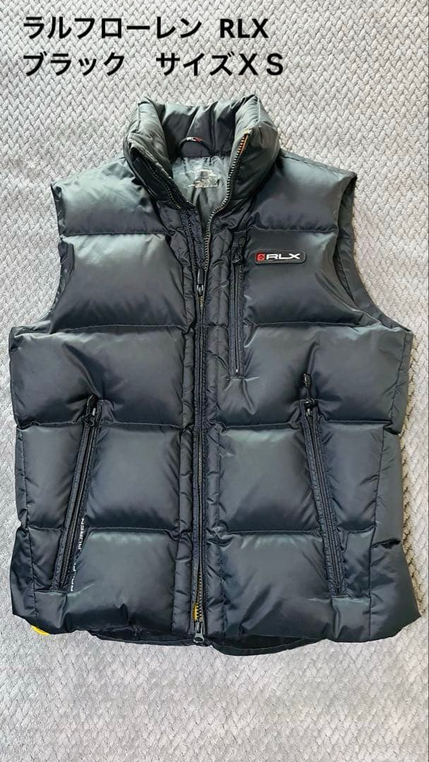 ラルフローレン RLX ダウンベスト ブラック　サイズXS