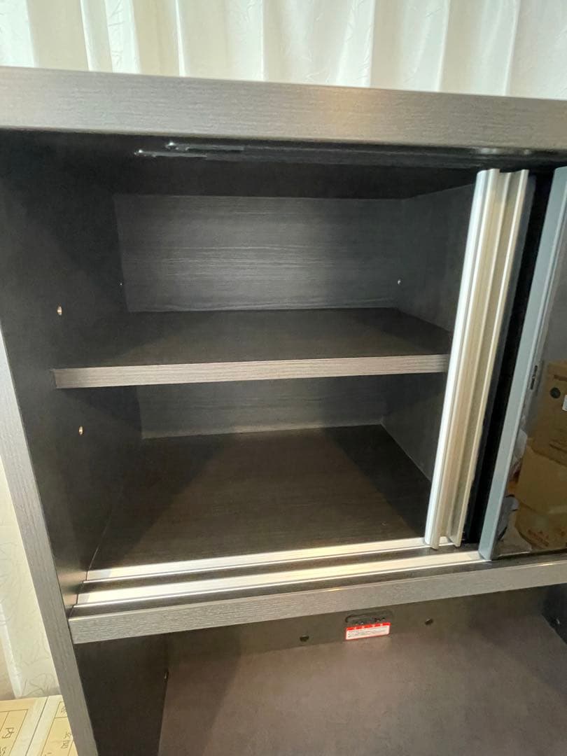 【みずき】キッチンボード　プレジャー９０ＬＬオープン　ミディアム