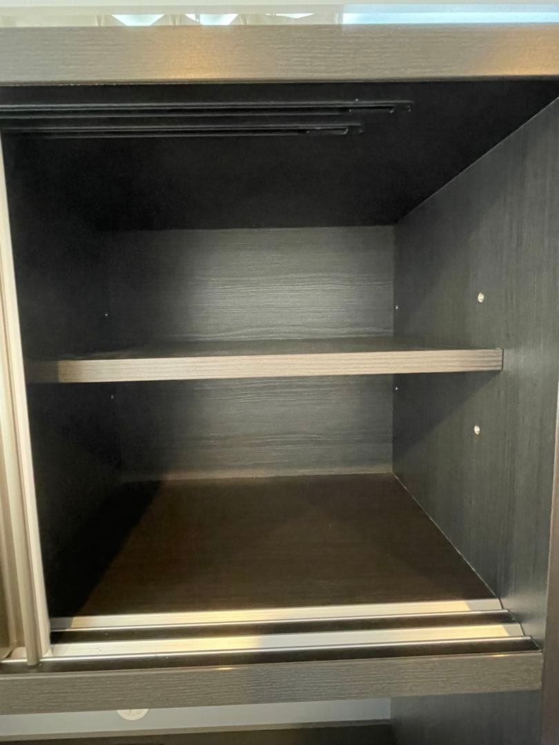 【みずき】キッチンボード　プレジャー９０ＬＬオープン　ミディアム