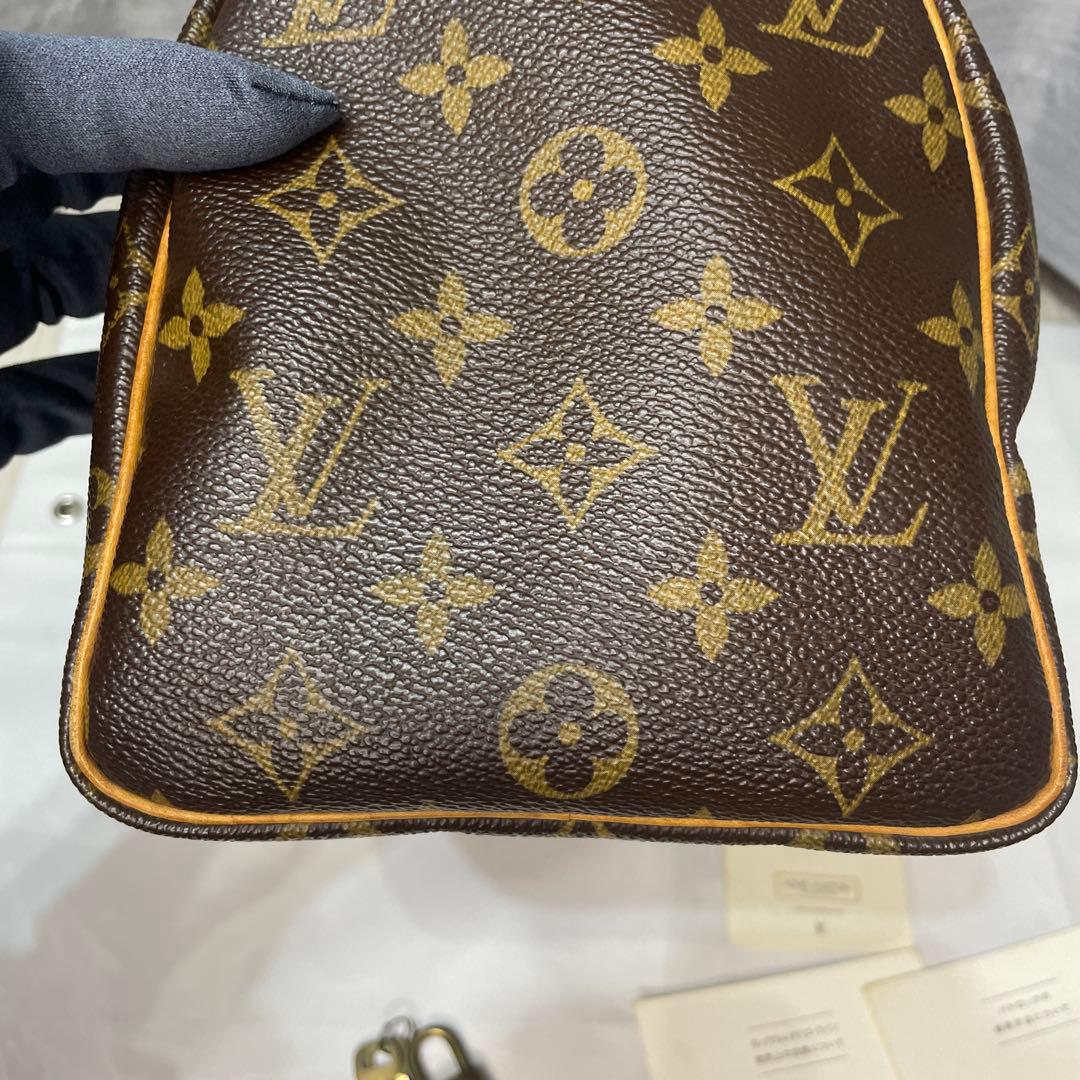 LOUIS VUITTON スピーディ 25 モノグラム ハンドバッグ 鍵付き