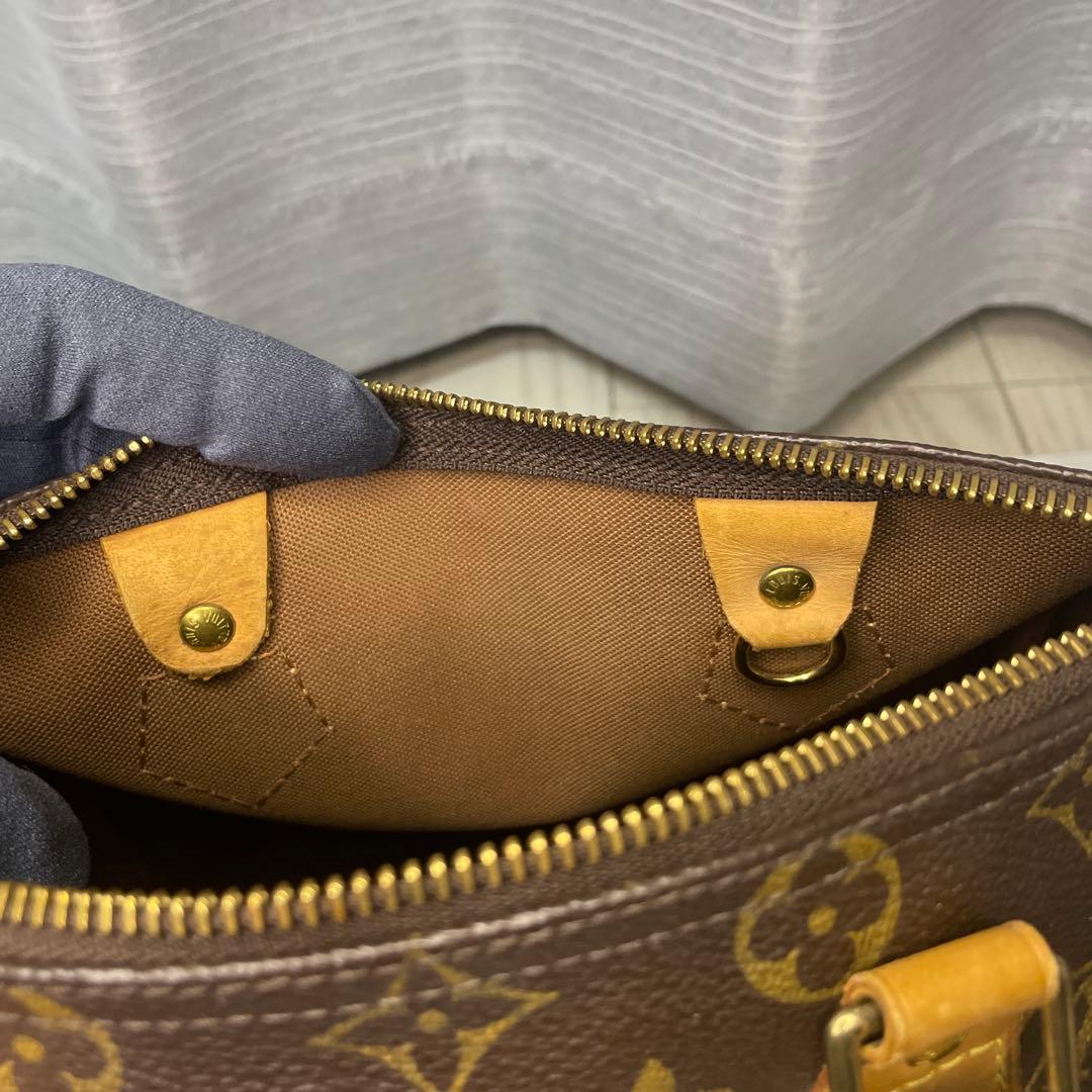LOUIS VUITTON スピーディ 25 モノグラム ハンドバッグ 鍵付き