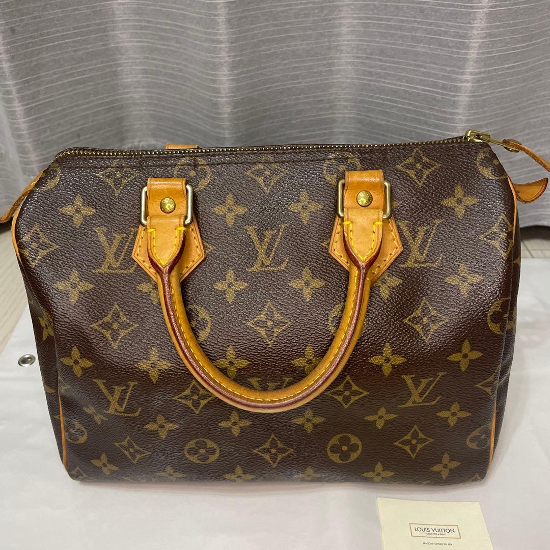 LOUIS VUITTON スピーディ 25 モノグラム ハンドバッグ 鍵付き