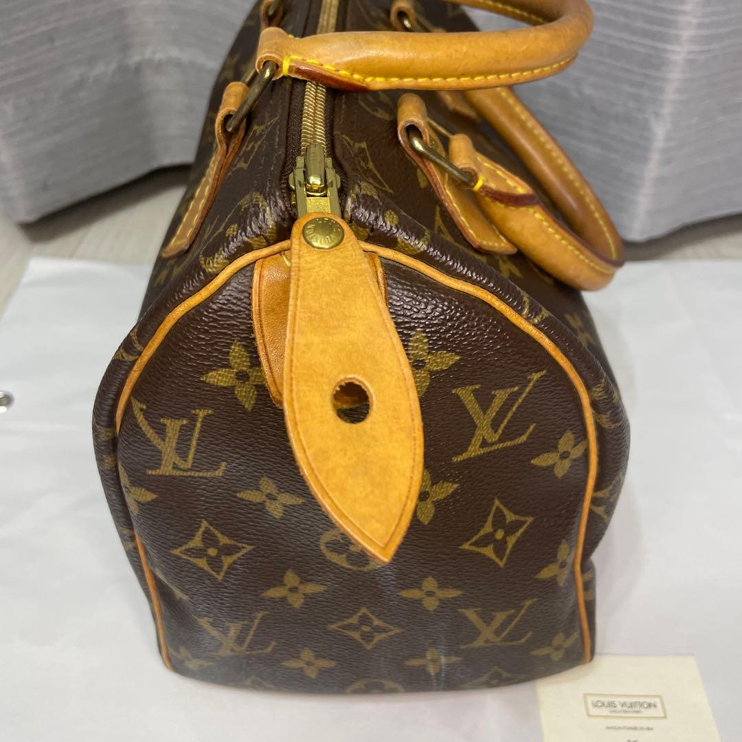 LOUIS VUITTON スピーディ 25 モノグラム ハンドバッグ 鍵付き