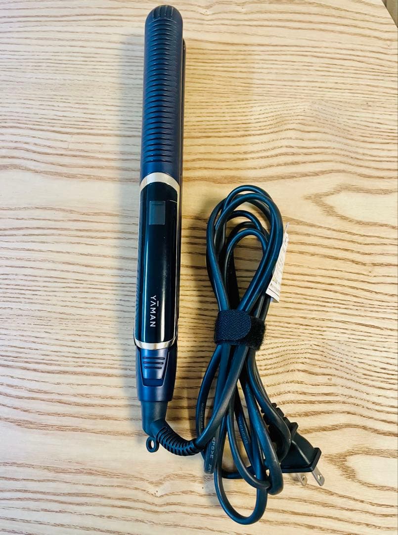 ヤーマン　ヘアアイロン スムースアイロンフォトイオン ネイビー YJHB0L