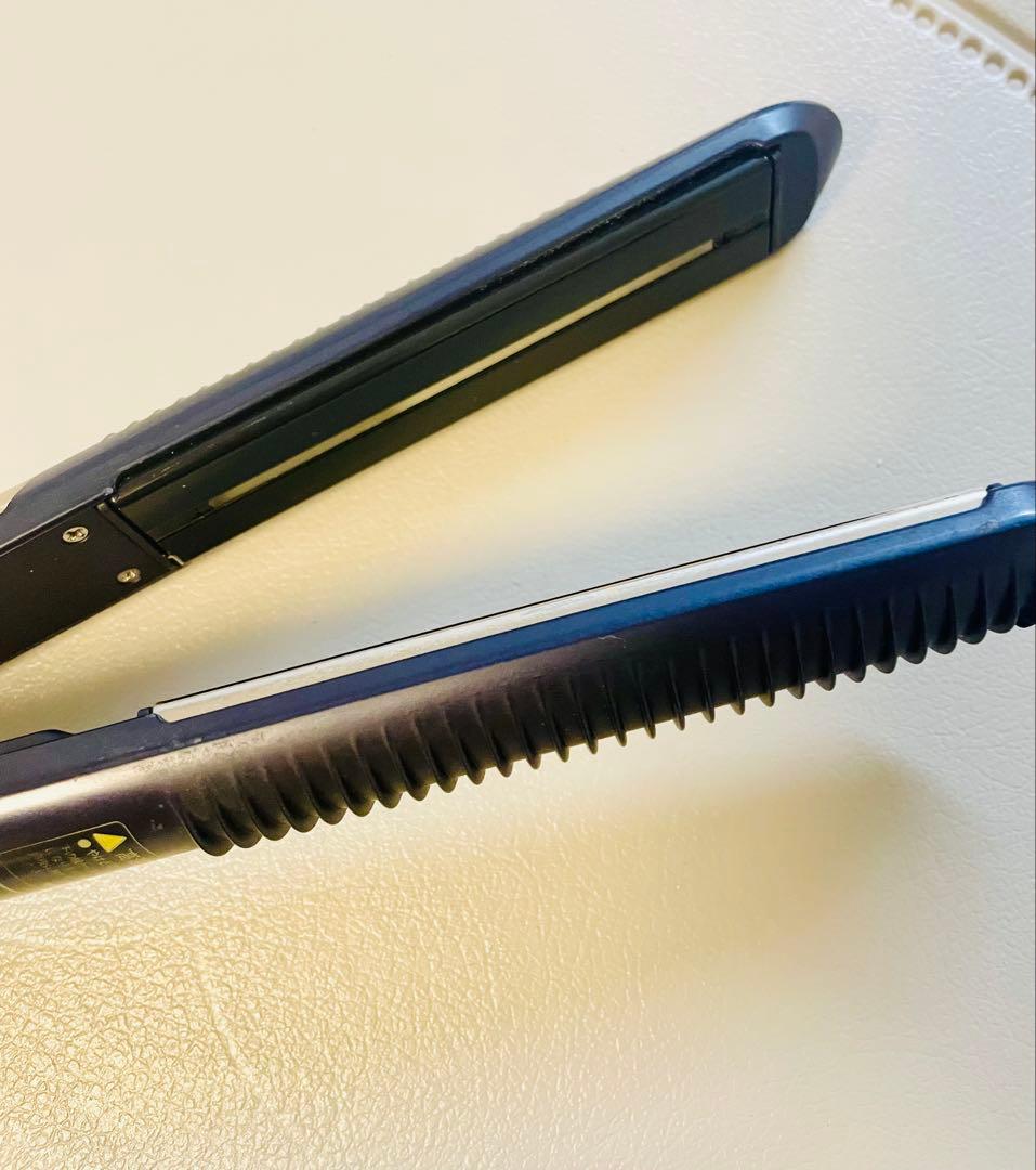 ヤーマン　ヘアアイロン スムースアイロンフォトイオン ネイビー YJHB0L