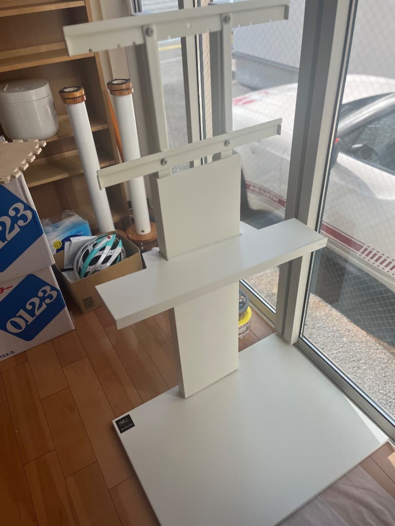 EQUALS イコールズ 壁よせ TVスタンド テレビ ウォール ホワイト