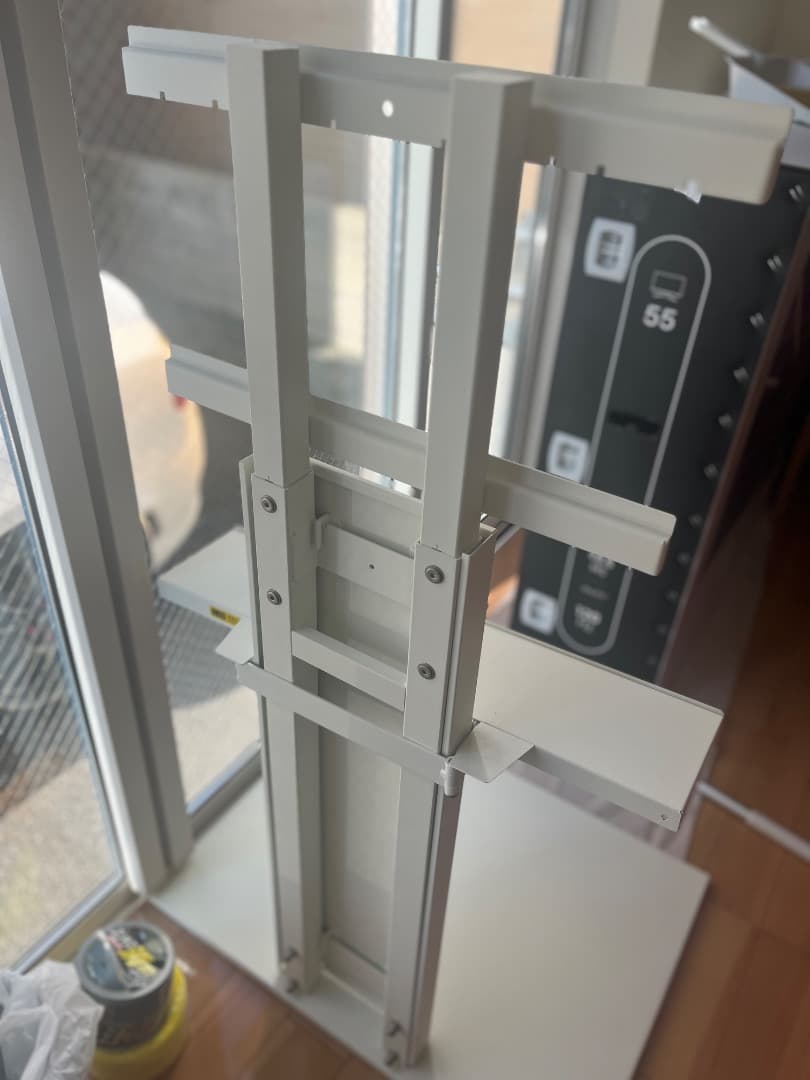 EQUALS イコールズ 壁よせ TVスタンド テレビ ウォール ホワイト