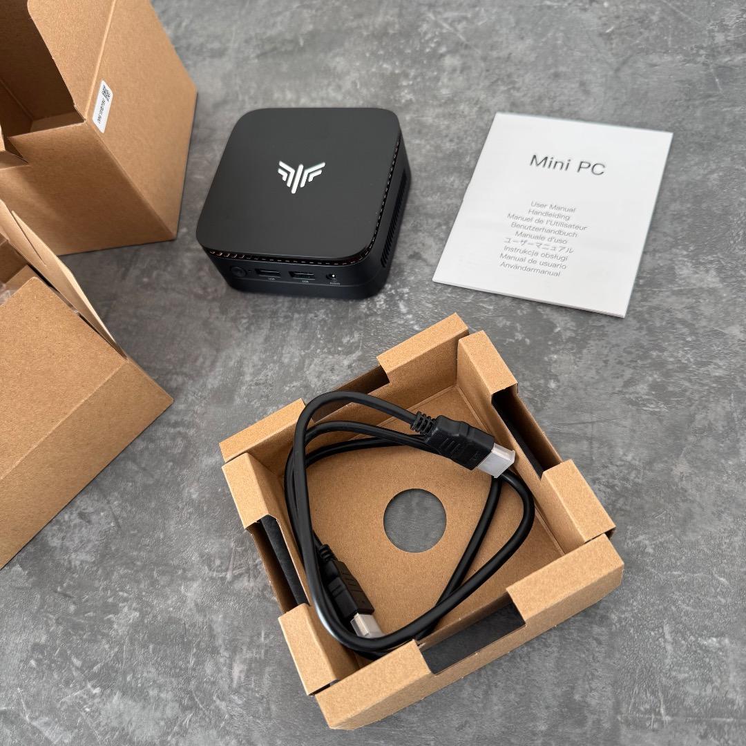 NiPoGi ミニPC ブラック N150