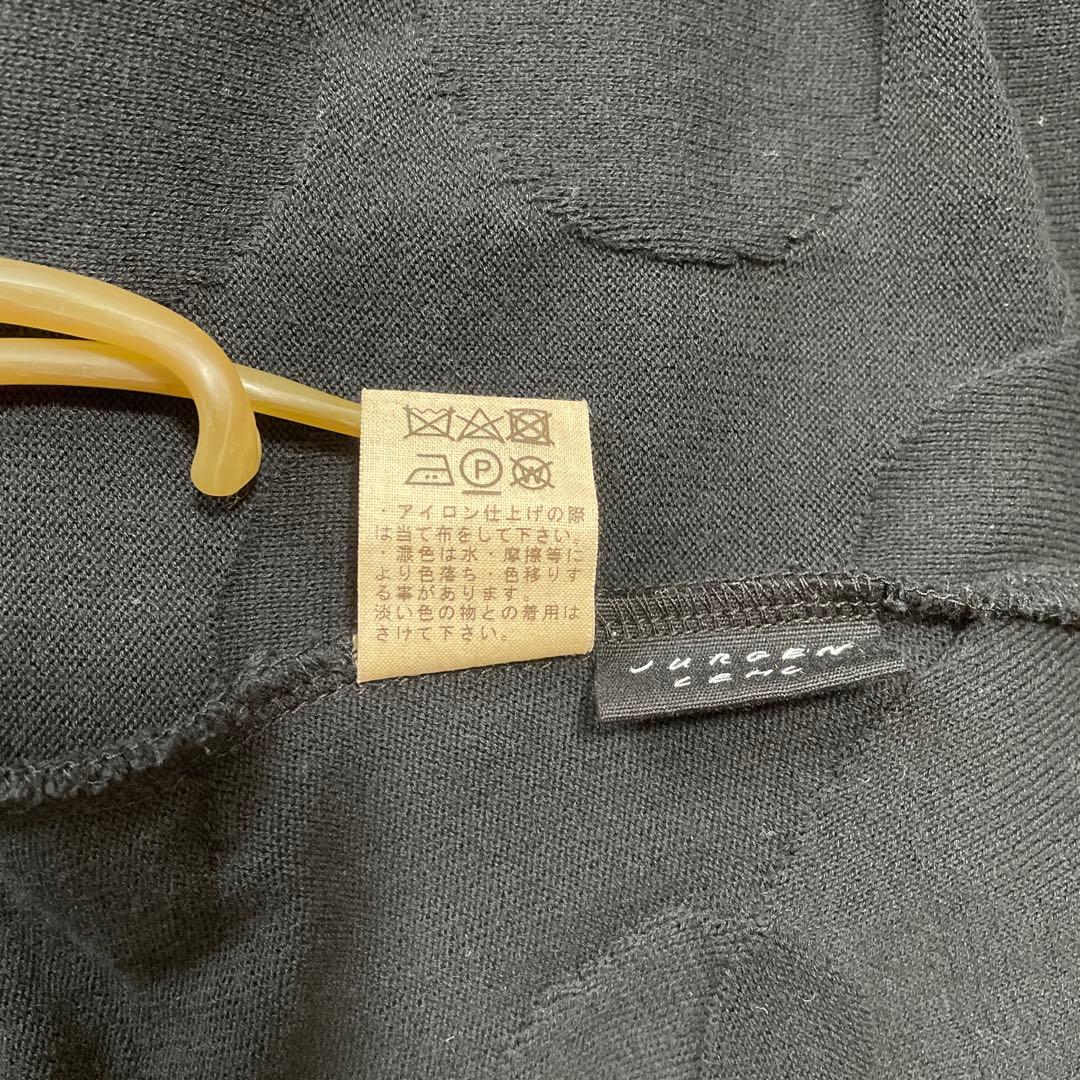 今月末出品終了　ヨーガンレール　カットソーワンピース　ブラック