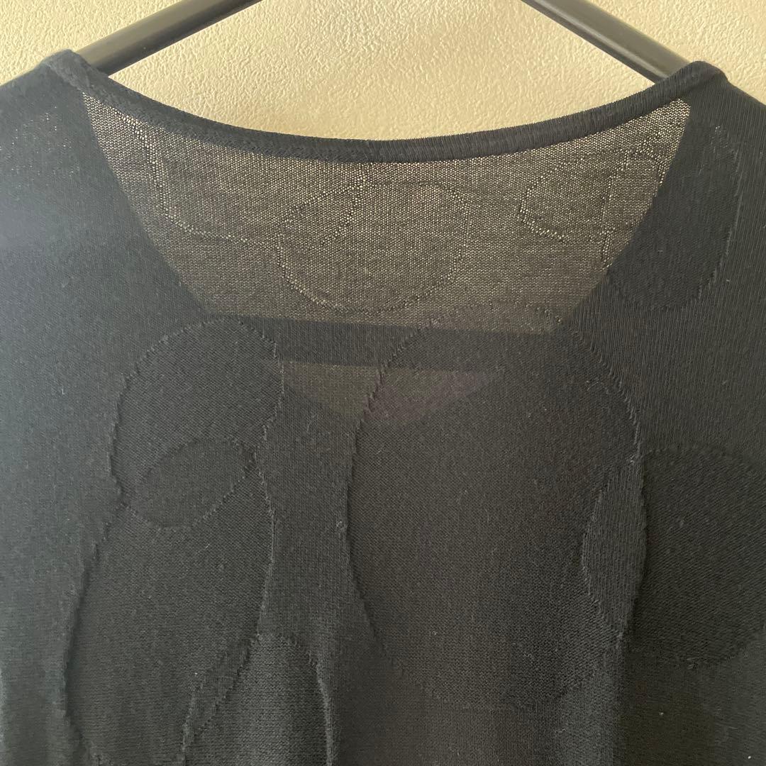 今月末出品終了　ヨーガンレール　カットソーワンピース　ブラック