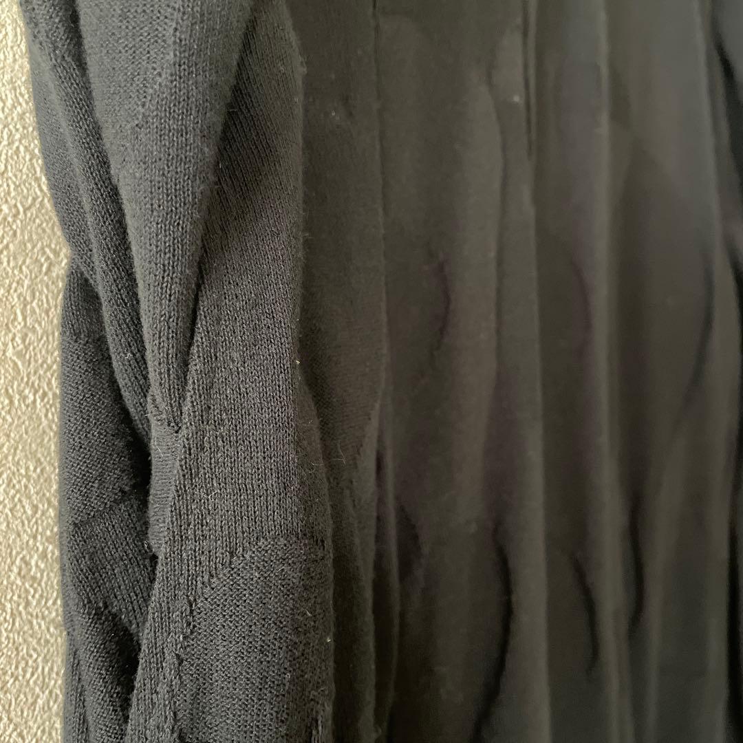 今月末出品終了　ヨーガンレール　カットソーワンピース　ブラック