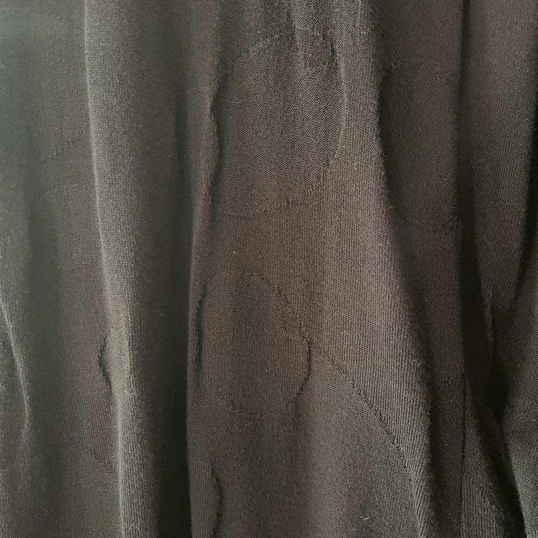 今月末出品終了　ヨーガンレール　カットソーワンピース　ブラック