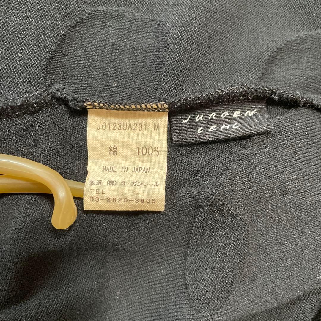 今月末出品終了　ヨーガンレール　カットソーワンピース　ブラック