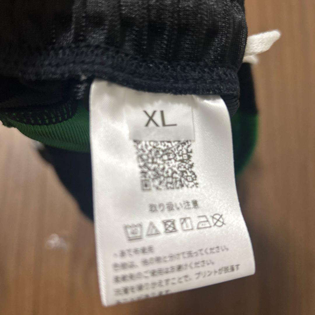 バレーボールパンツ ブラック/グリーン