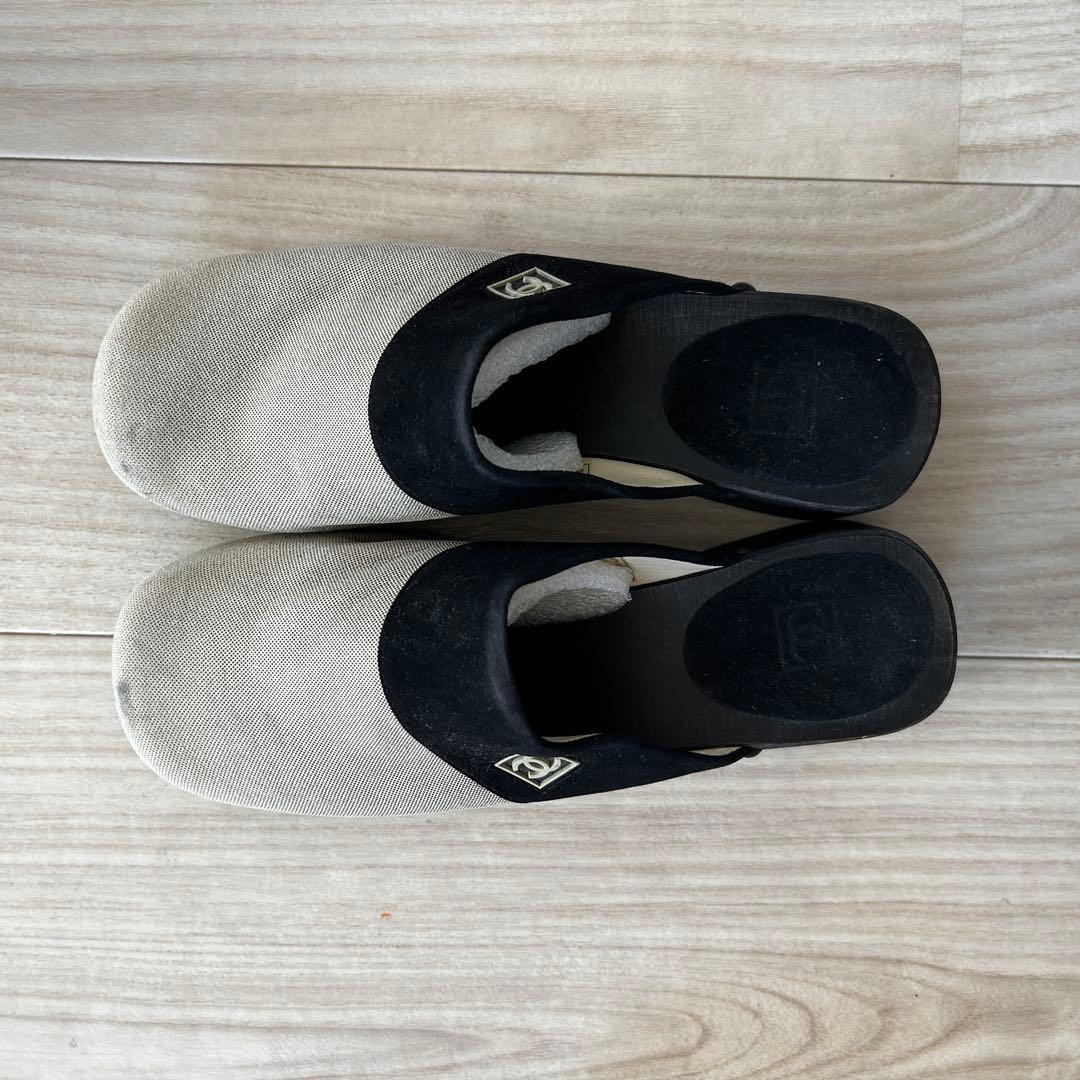 シャネル スポーツ サボ ミュール スリッポン サンダル CHANEL 靴