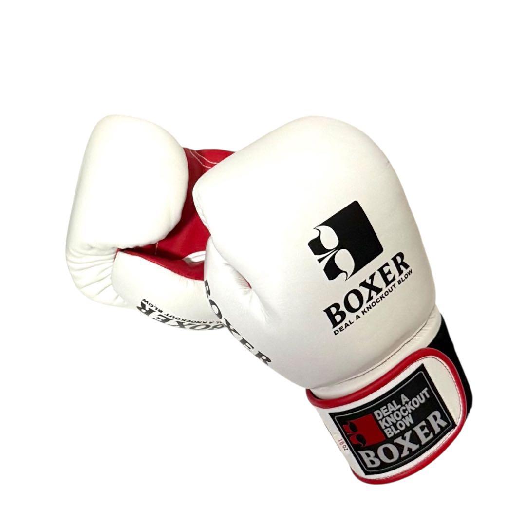 『極美品』本日のみ❗️BOXER ボクシンググローブ ホワイト/レッド