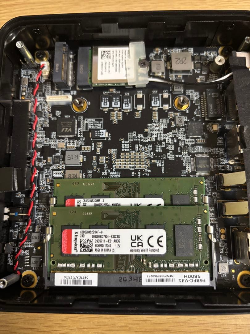 minisforum UM580B ジャンク SSD無し