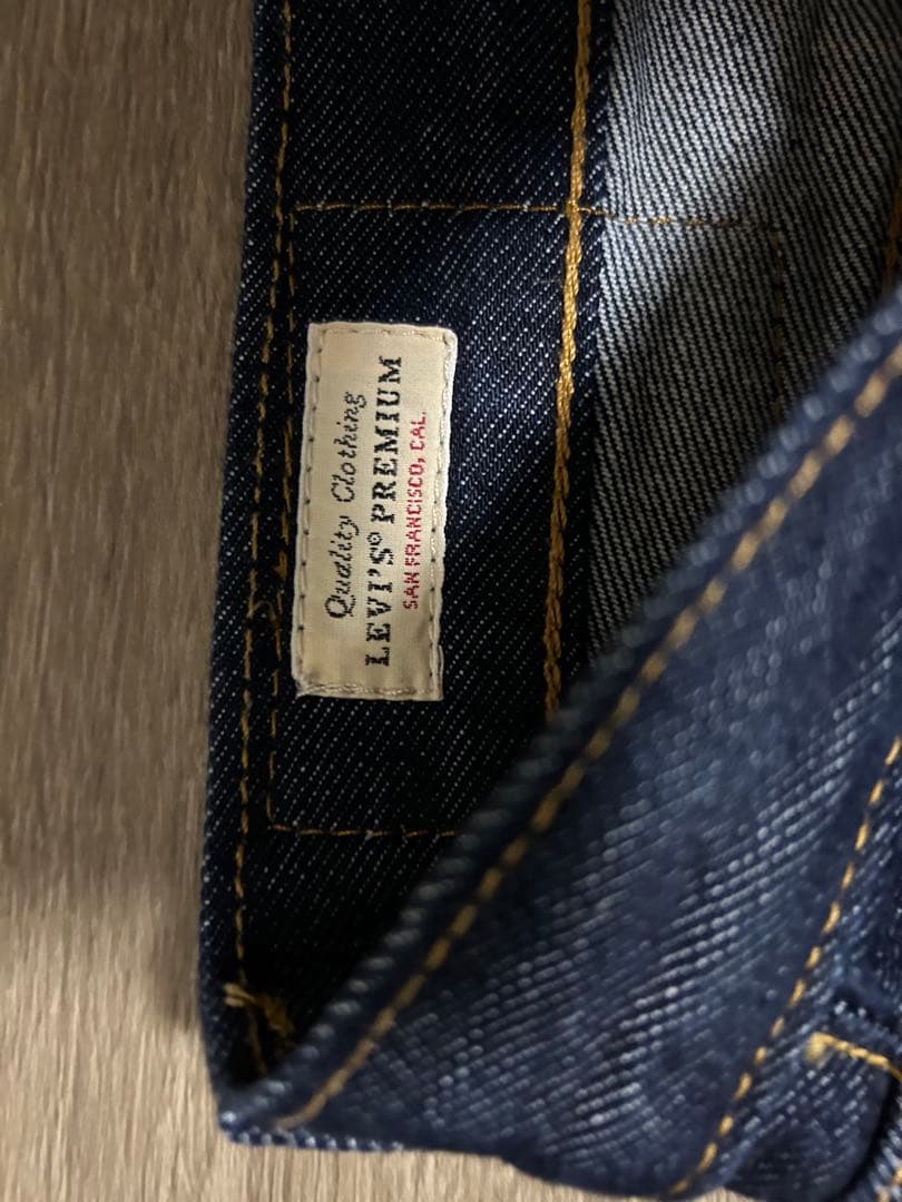 【新品】Levi’s premium 568 ワイド 濃紺 BigE