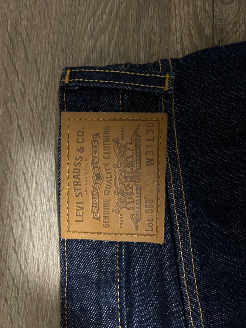 【新品】Levi’s premium 568 ワイド 濃紺 BigE