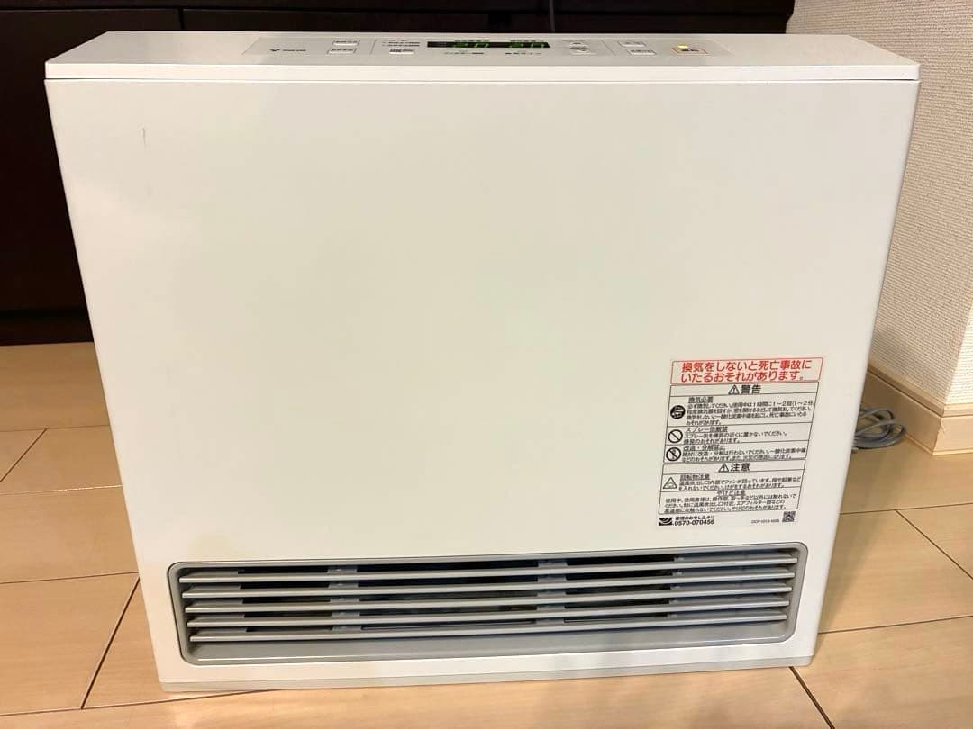 リンナイ　ガスファンヒーター RC-58FSU （W）ホワイト　23年製