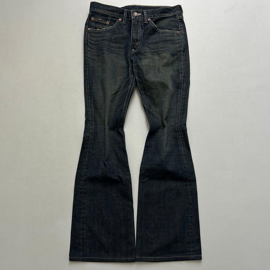00s Levi’s 517 フレアデニムW30L33 ブーツカット y2k