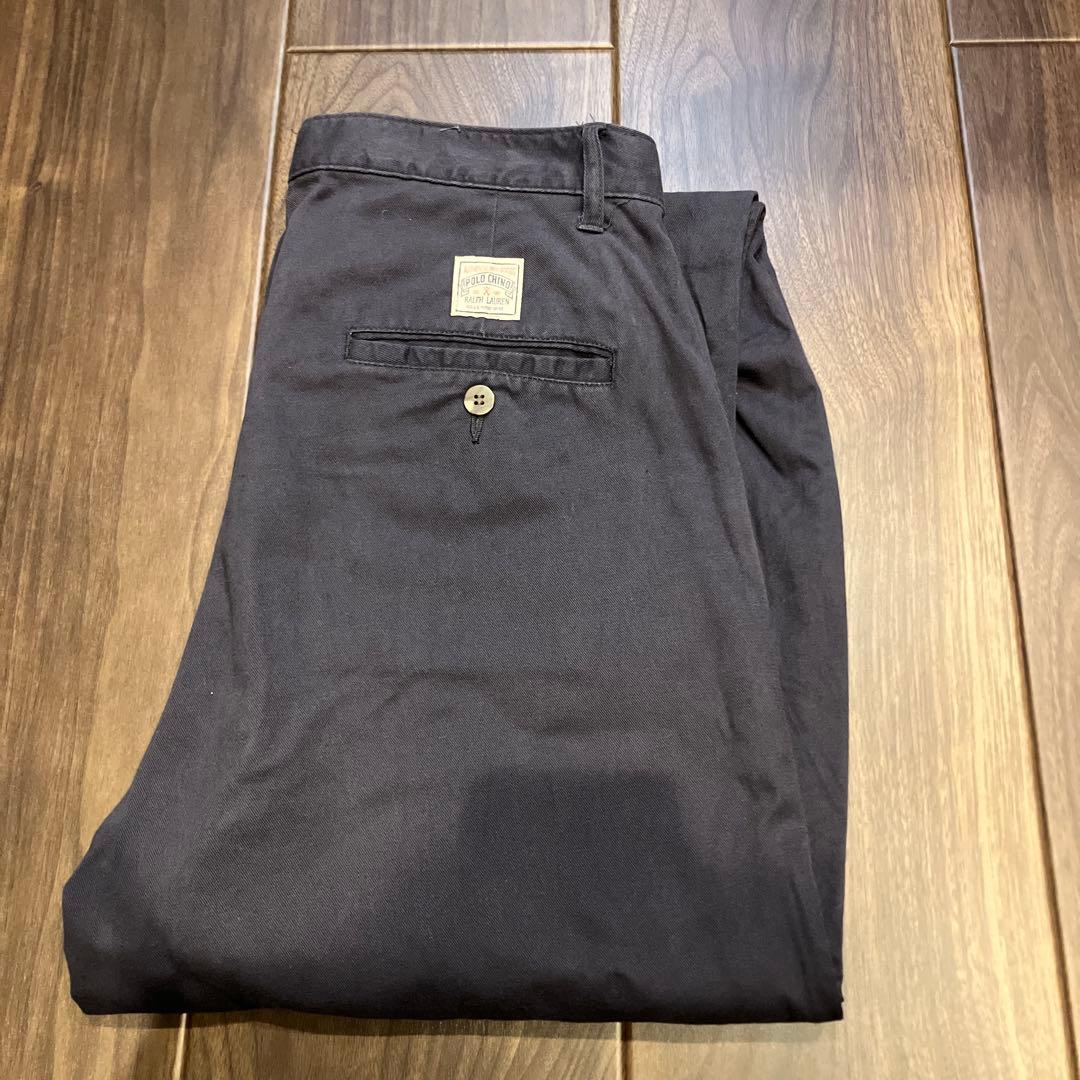 USA製 初期タグ ポロチノ ラルフローレン　ナス紺