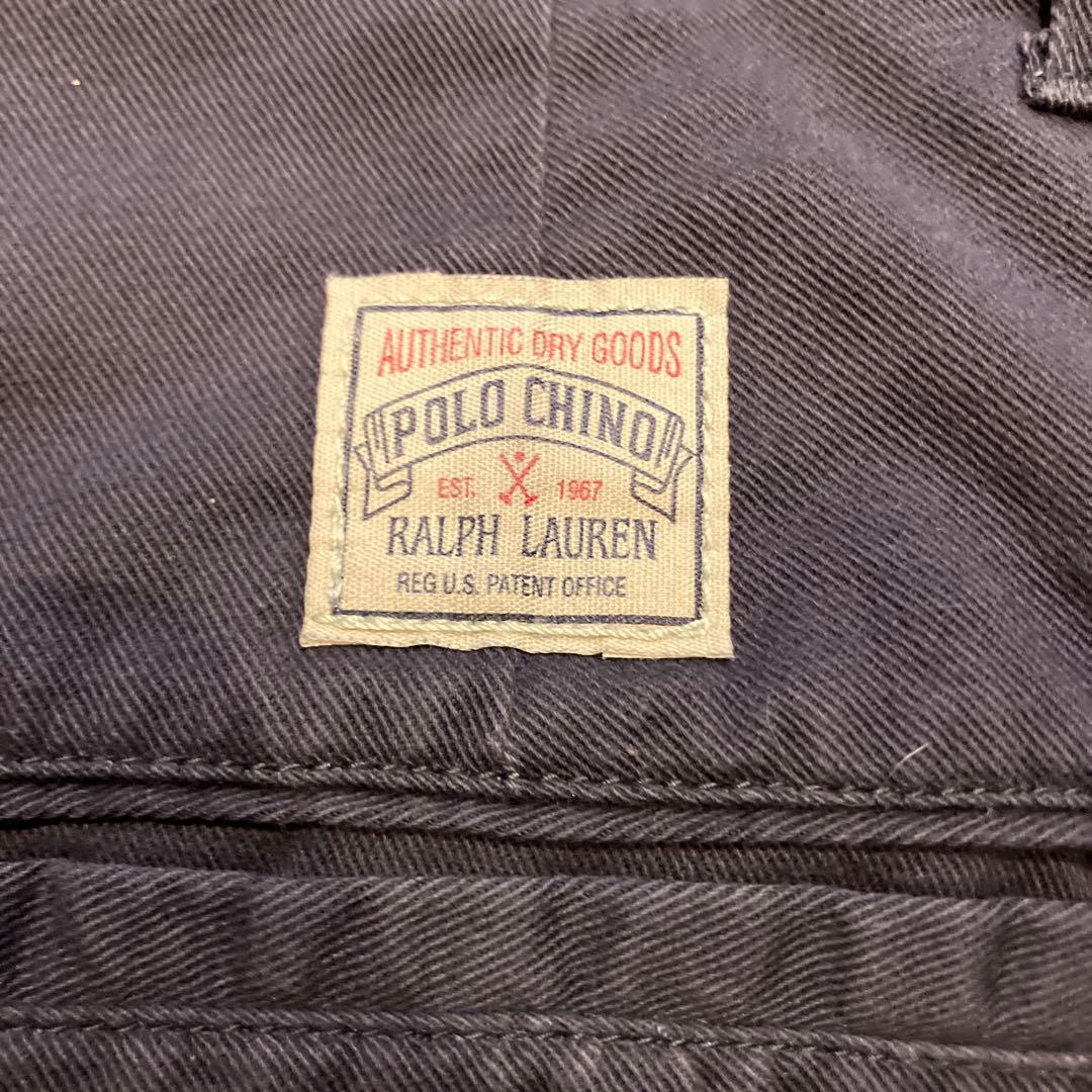 USA製 初期タグ ポロチノ ラルフローレン　ナス紺