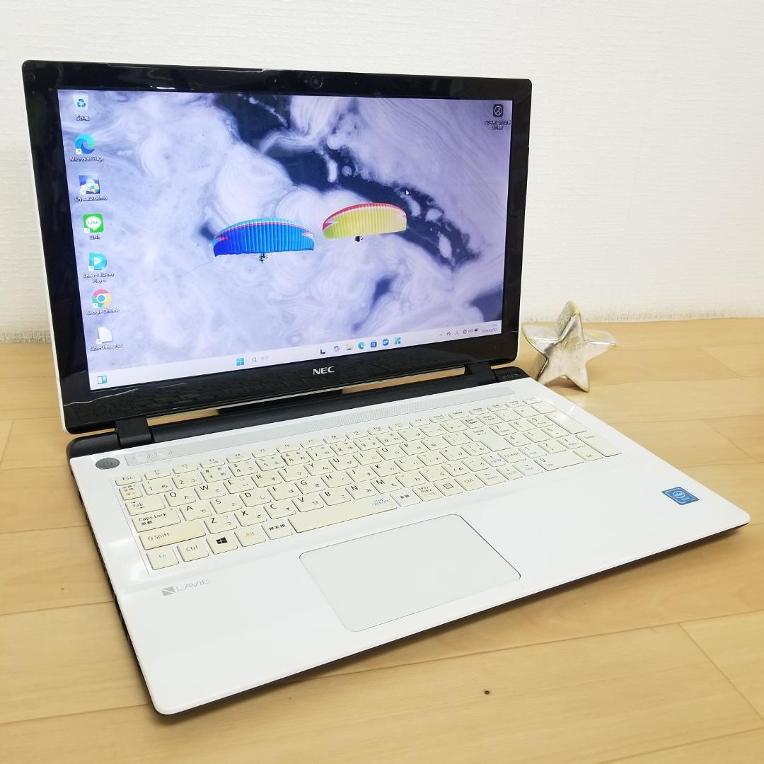 期間限定 新品SSD Win11 DVD再生可ノートPC NEC (E1238)