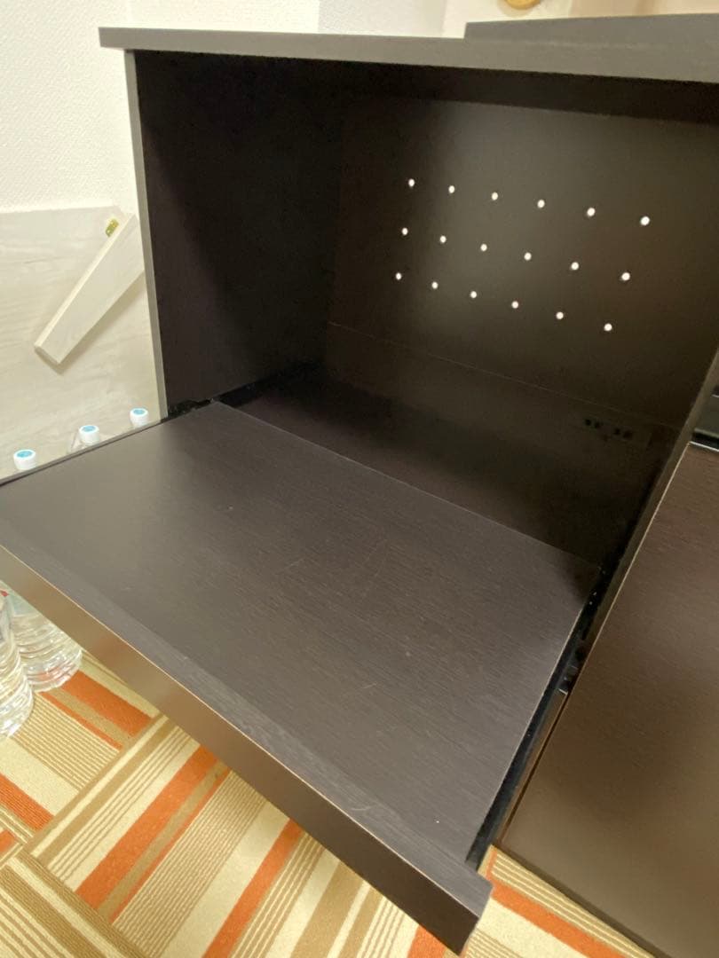 キッチン収納 キッチンカウンター拡張棚付き