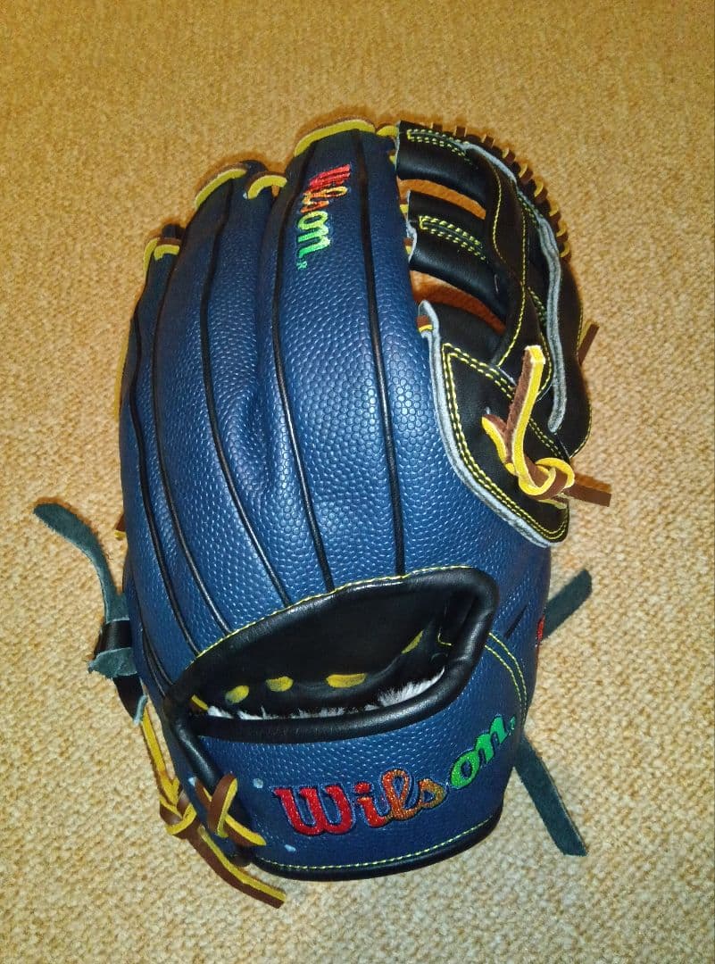 Wilson 軟式グローブ ネイビー 右投げ