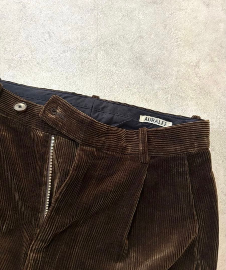 AURALEE オーラリー　コーデュロイ　パンツ