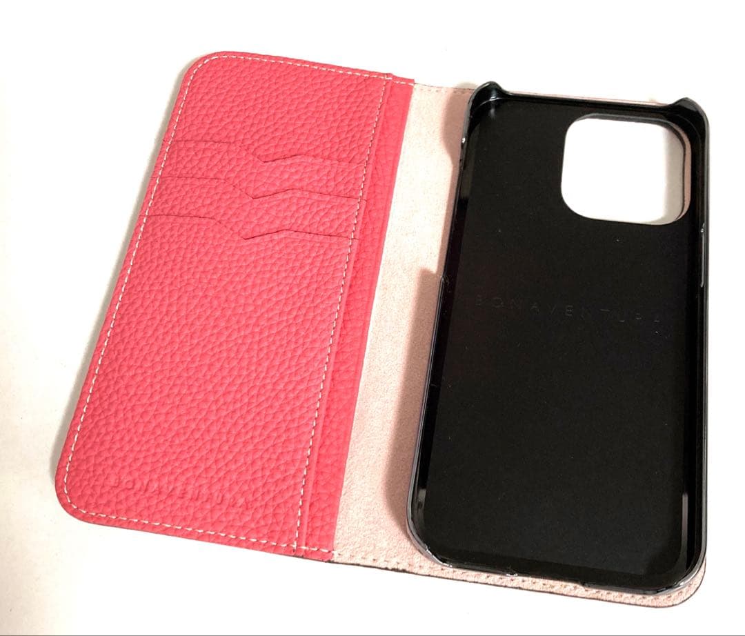 355xN9レ ボナベンチュラ iPhone 13Proダイアリーケース ピンク