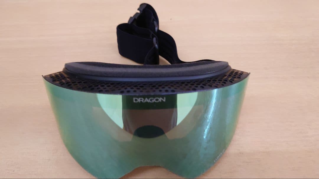 ☆DRAGON ミラーグリーングレー　フレームレス ゴーグル　メンズ＆レディース