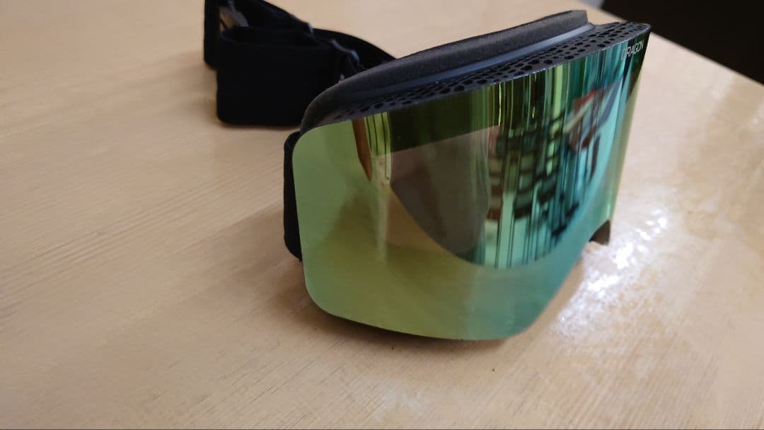 ☆DRAGON ミラーグリーングレー　フレームレス ゴーグル　メンズ＆レディース