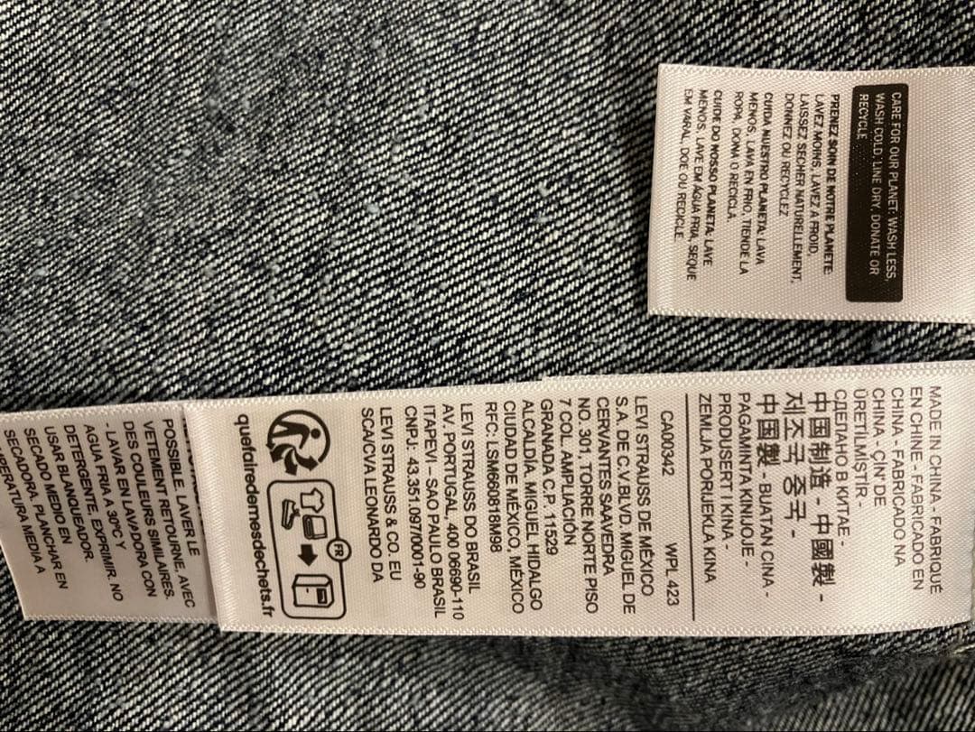 LEVI'S PREMIUM TYPE1 プレミアム　デニムジャケット S