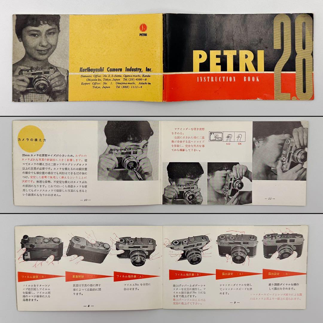 Petri 2.8 ColorCS 45mm F2.8 – フルセット 動作良好