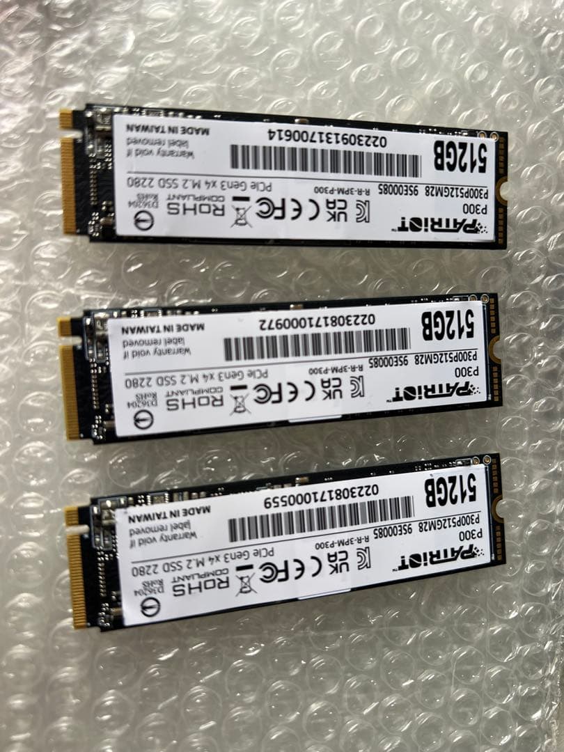 内蔵型SSD PATRIOT P300 512GB M.2 SSD