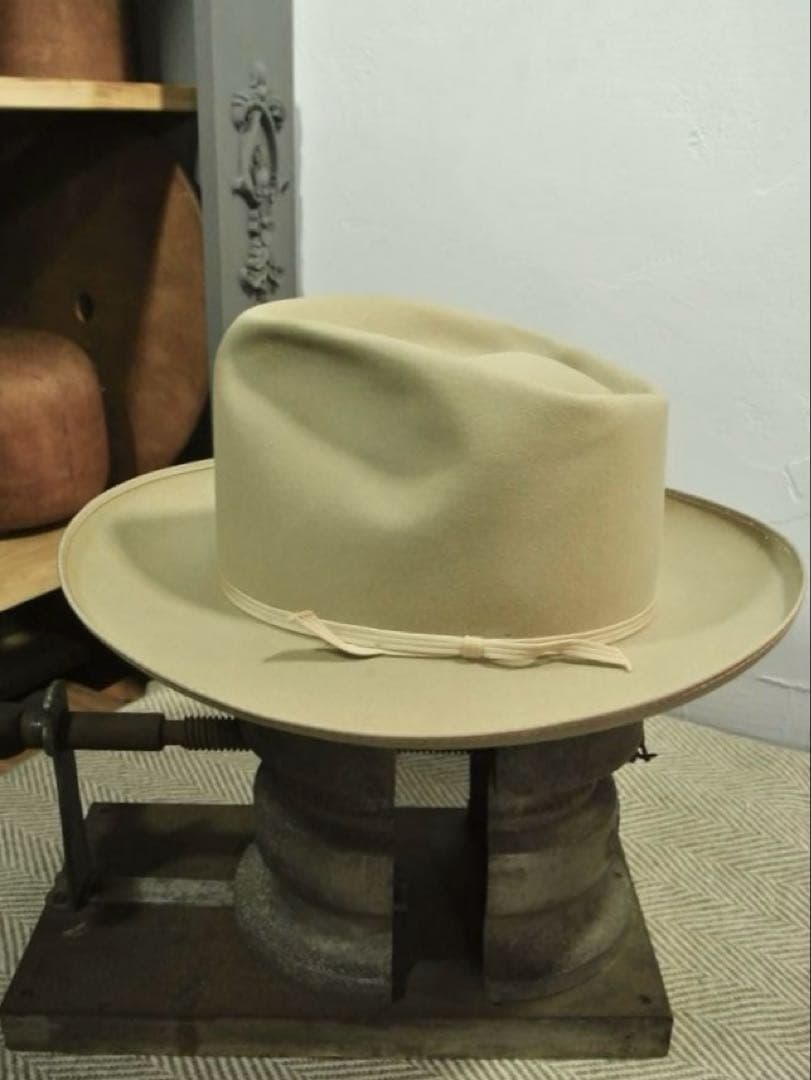 帽子 40s VINTAGE Mallory western 7 1/4 58cm