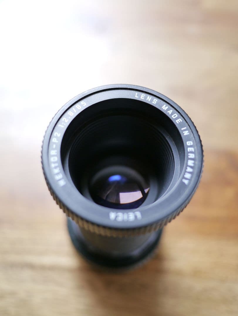 LEICA HEKTOR-P2 85mm F2.8　ヘリコイドアダプター付き