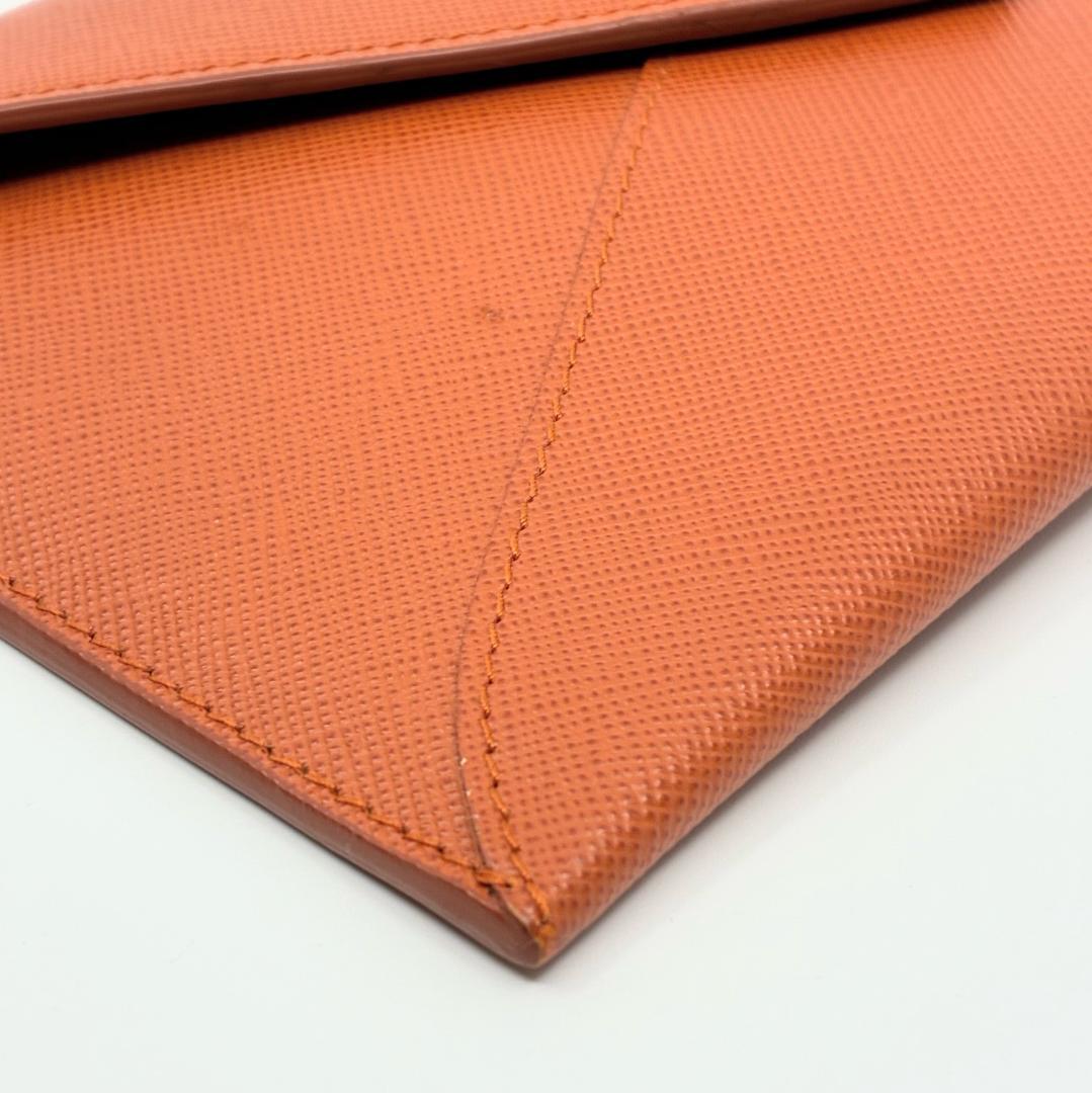 PRADA プラダ サフィアーノ レザー オレンジ 長財布 A1357A3