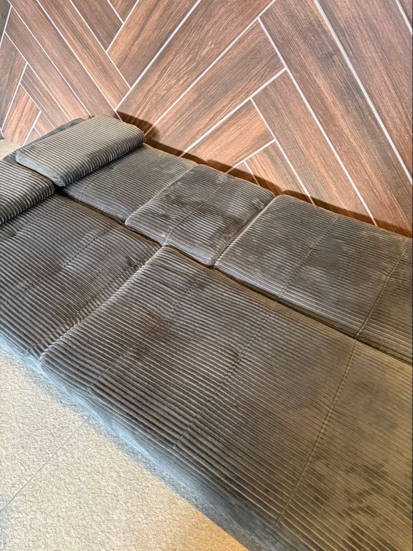 FLEXISPOT XB1カップホルダー付き　ソファベッド　ファブリックソファ