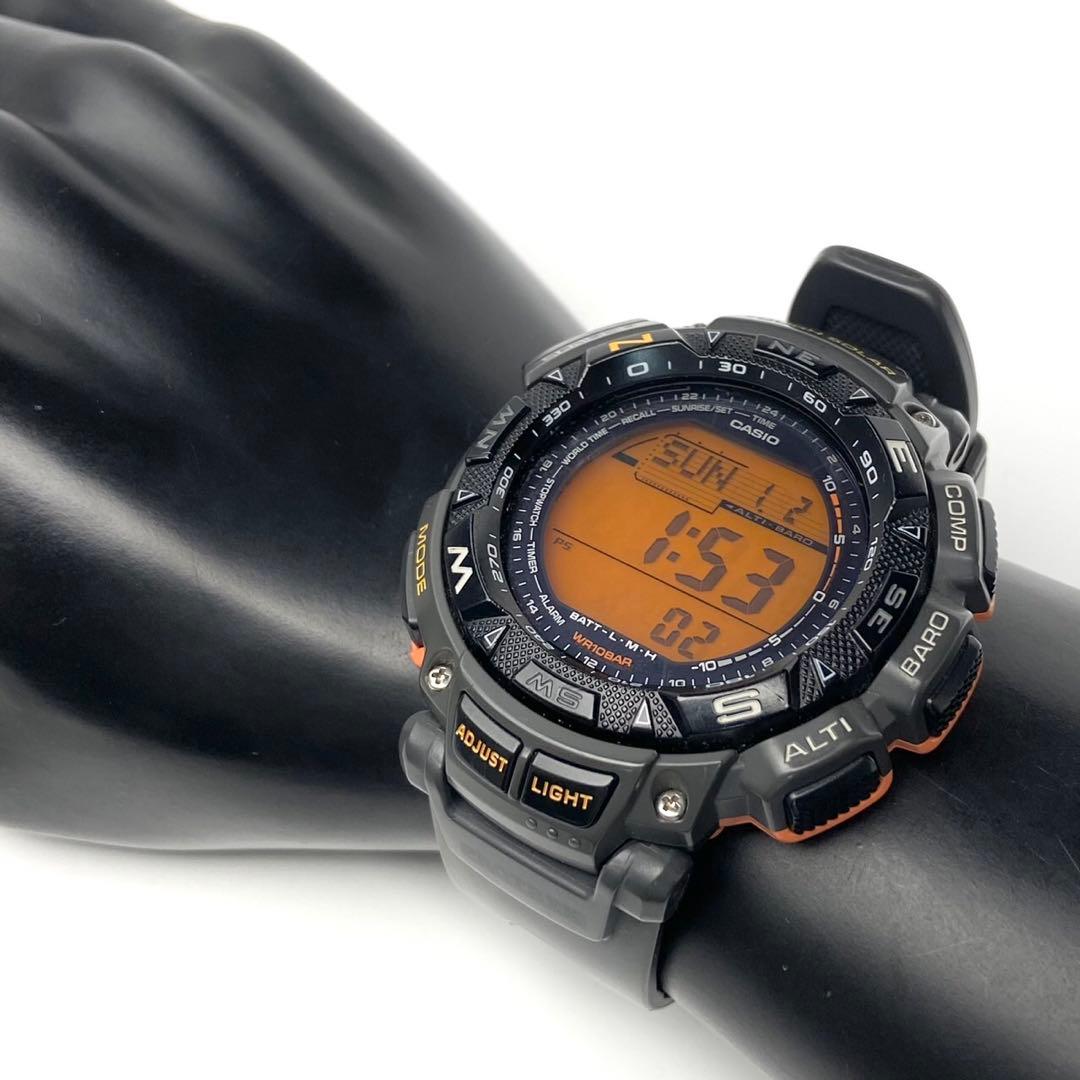 【稼働品】カシオ　プロトレック PRG-240 デジタル 腕時計