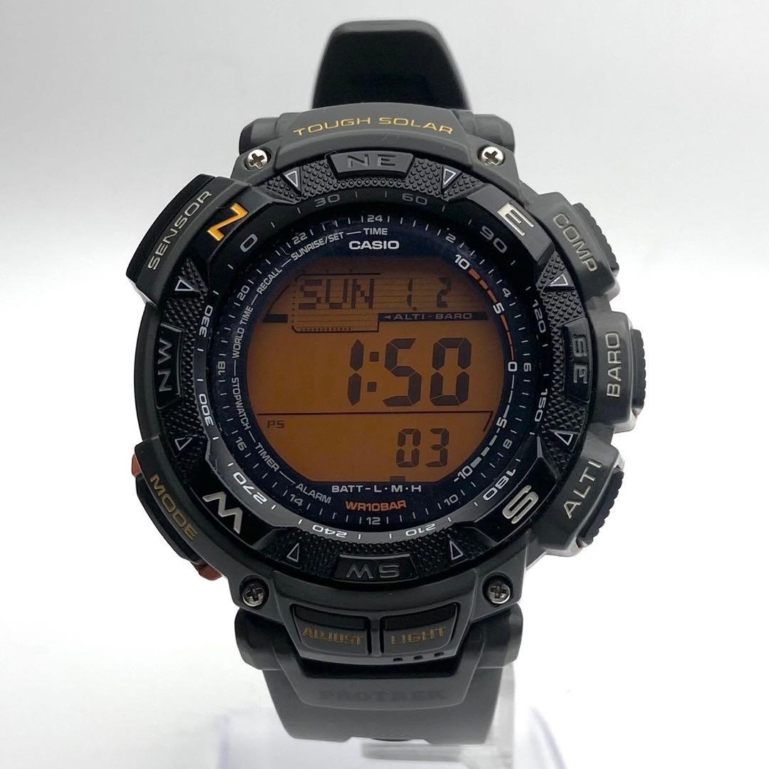 【稼働品】カシオ　プロトレック PRG-240 デジタル 腕時計