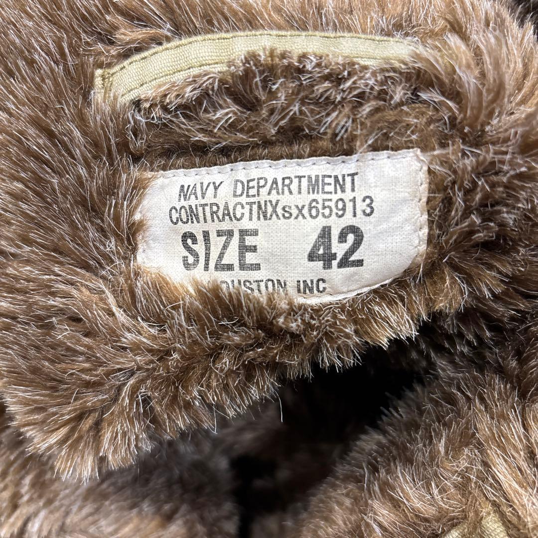 【新品同様】HOUSTON N-1 デッキジャケット 5N-1UD 42 TAN