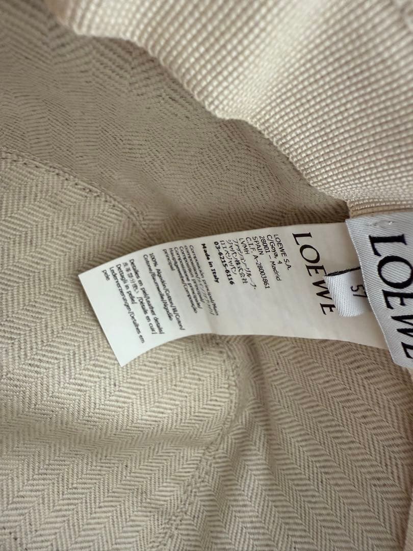 LOEWE バケットハット　フィッシャーマンハットサイズ57 正規品