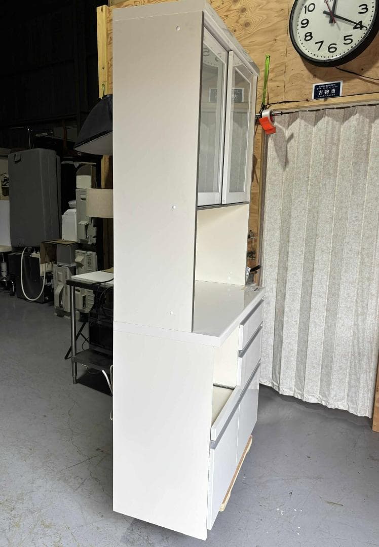 最高級 PAMOUNA キッチンボード、食器棚、幅90cm Used